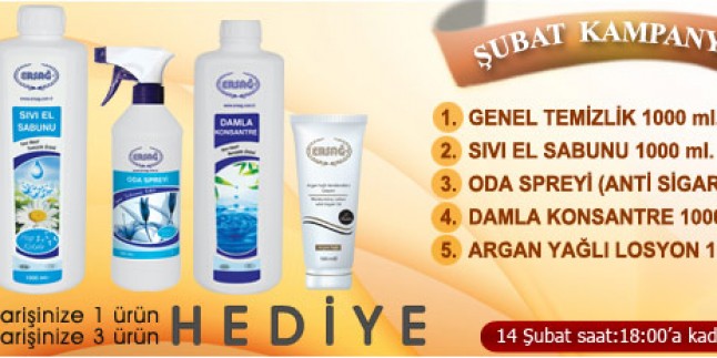 Ersağ Şubat Ayı Kampanyası